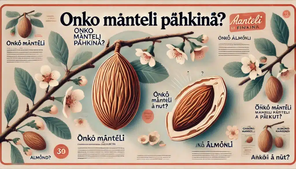 Onko Manteli Pähkinä? Yllättävä Totuus ja Terveysvaikutukset 27 onko manteli pähkinä